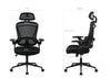 Scaun de birou Noelia negru ergonomic și reglabil - LunaHome.ro