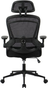 Scaun de birou Noelia negru ergonomic și reglabil - LunaHome.ro