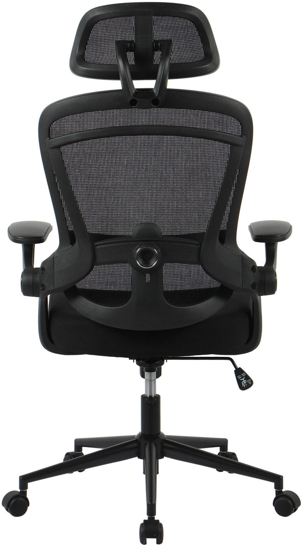 Scaun de birou Noelia negru ergonomic și reglabil - LunaHome.ro