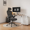 Scaun de birou Noelia negru ergonomic și reglabil - LunaHome.ro