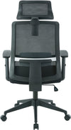 Scaun de birou Tallard ergonomic cu spate respirabil negru - LunaHome.ro
