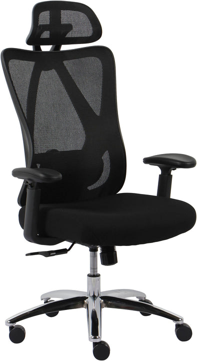 Scaun de birou Zamir negru ergonomic cu material respirabil - LunaHome.ro
