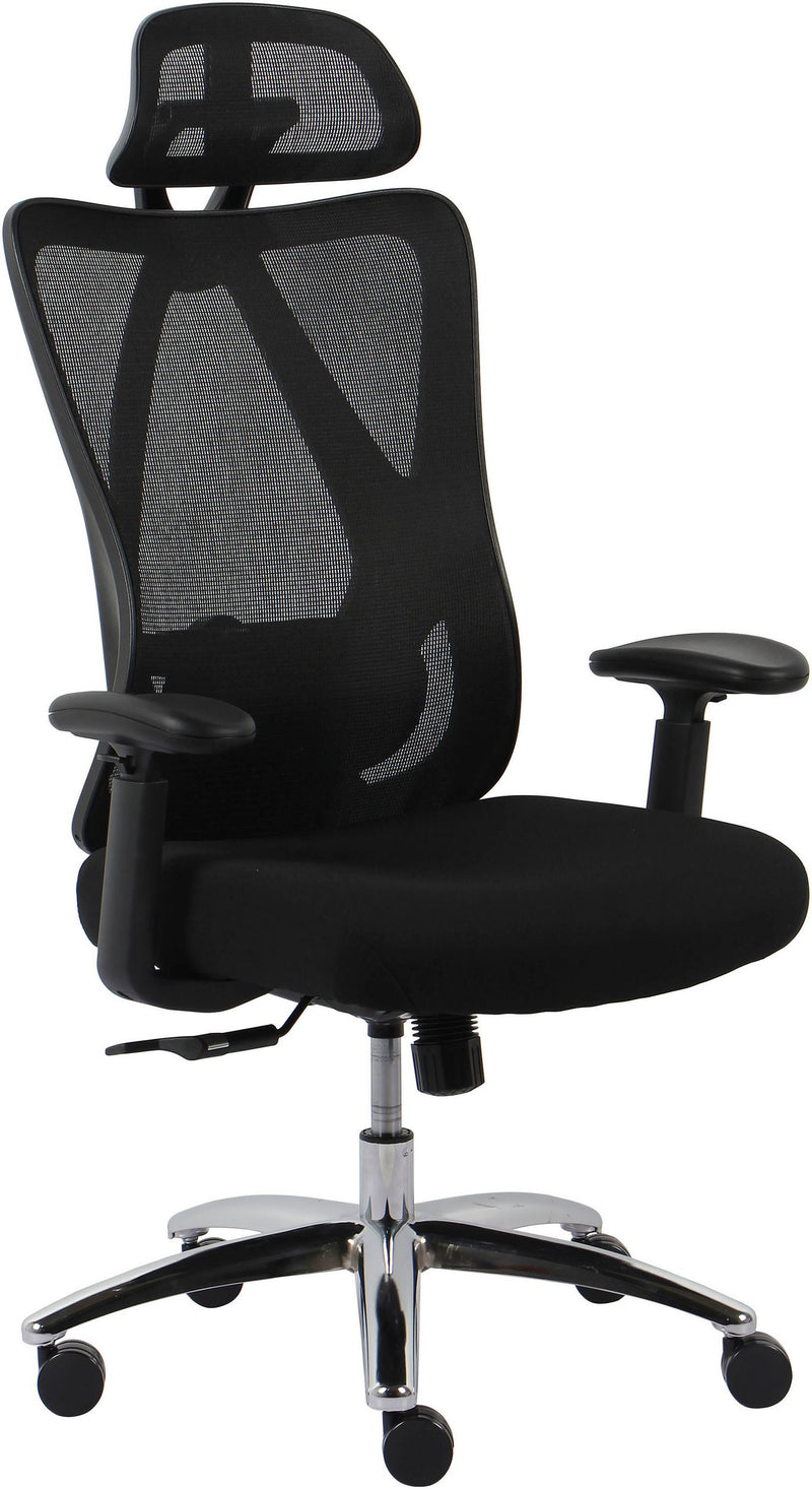 Scaun de birou Zamir negru ergonomic cu material respirabil - LunaHome.ro
