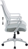Scaun de birou ergonomic Imperia gri deschis reglabil - LunaHome.ro