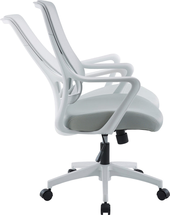 Scaun de birou ergonomic Imperia gri deschis reglabil - LunaHome.ro