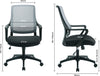 Scaun de birou ergonomic Imperia gri deschis reglabil - LunaHome.ro