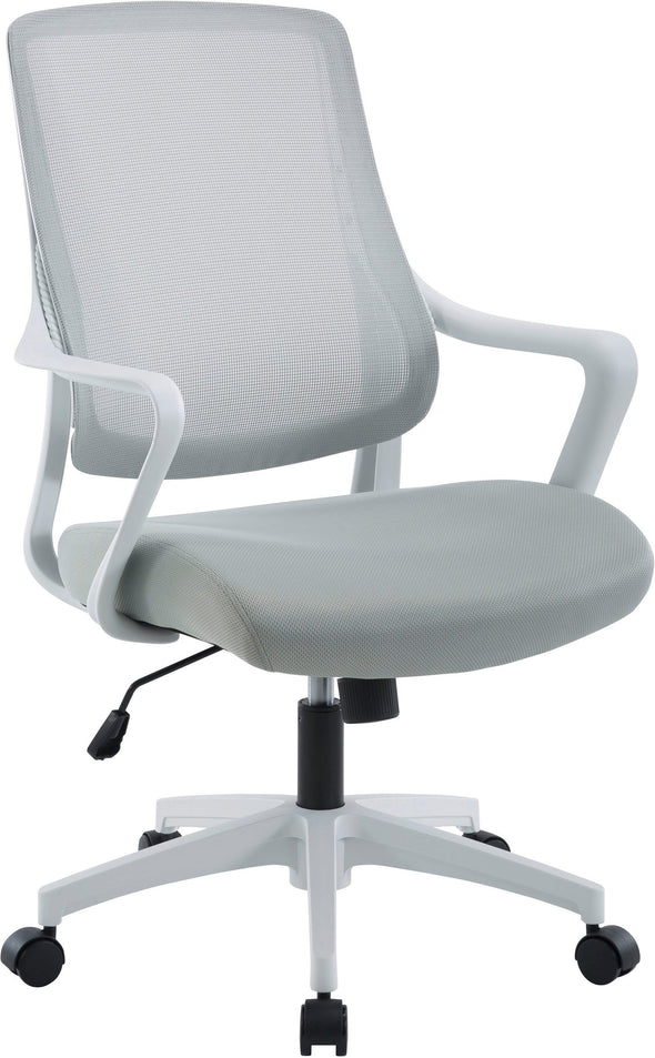 Scaun de birou ergonomic Imperia gri deschis reglabil - LunaHome.ro