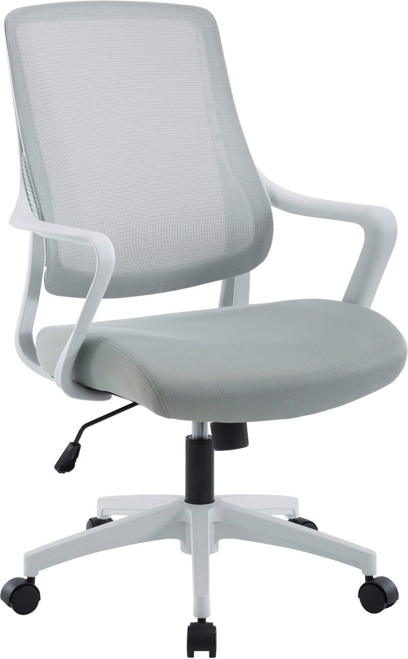 Scaun de birou ergonomic Imperia gri deschis reglabil - LunaHome.ro