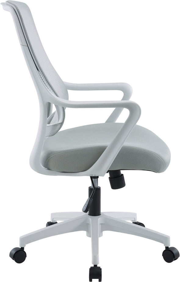 Scaun de birou ergonomic Imperia gri deschis reglabil - LunaHome.ro