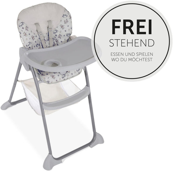 Scaun înalt Hauck Sit N Fold, pooh Explorer pliabil cu cos de depozitare - LunaHome.ro