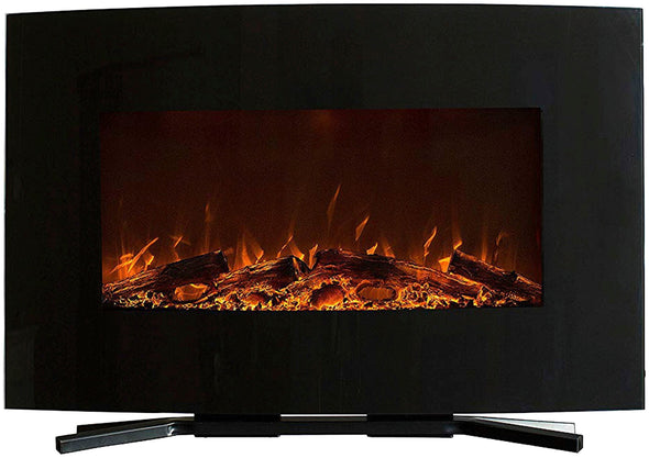 Semineu decorativ Husun cu lumini LED si temporizator - LunaHome.ro