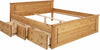 Sertar pentru pat Hugo din lemn de pin natur 199 cm lungime - LunaHome.ro