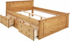 Sertar pentru pat Hugo din lemn de pin natur 199 cm lungime - LunaHome.ro