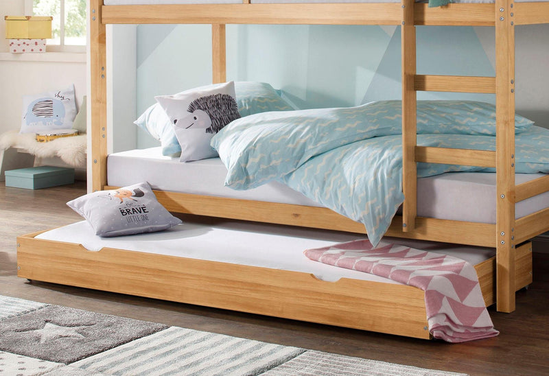 Sertar cu funcție de al doilea pat din lemn masiv de pin 190 cm - LunaHome.ro