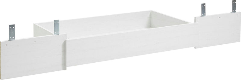 Sertar pentru pat Florence alb cu aspect de lemn, 108 cm latime - LunaHome.ro