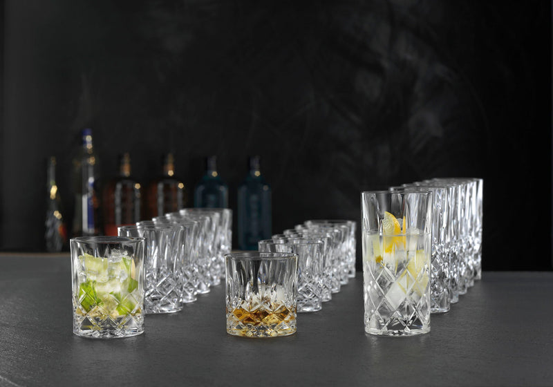 Set 18 pahare din cristal de sticlă Noblesse