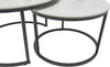 Set 2 măsuțe de cafea Gino din ceramica si metal - LunaHome.ro