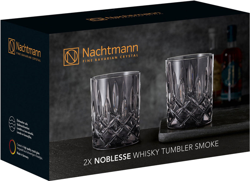 Set 2 pahare din cristal pentru Wiskey Noblesse fumurii - LunaHome.ro