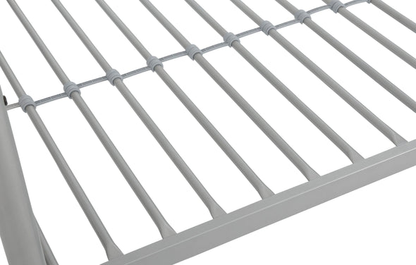 Set 2 paturi stivuibile Hayo din metal argintiu 90x200 cm