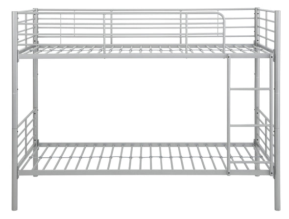 Set 2 paturi stivuibile Hayo din metal argintiu 90x200 cm