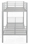 Set 2 paturi stivuibile Hayo din metal argintiu 90x200 cm
