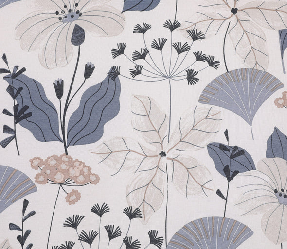 Set 2 perne decorative Klara cu model floral potrivite si la exterior 48x48 cm
