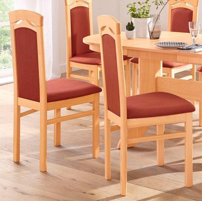 Set 2 scaune Anthony din lemn cu frezări decorative - LunaHome.ro
