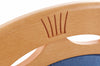 Set 2 scaune Anthony din microfibra albastru si lemn de fag - LunaHome.ro
