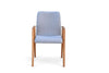 Set 2 scaune Loreen cu cotiere din lemn si tapiterie gri - LunaHome.ro