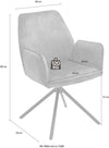 Set 2 scaune Ottawa cu aspect vintage galben curry - LunaHome.ro