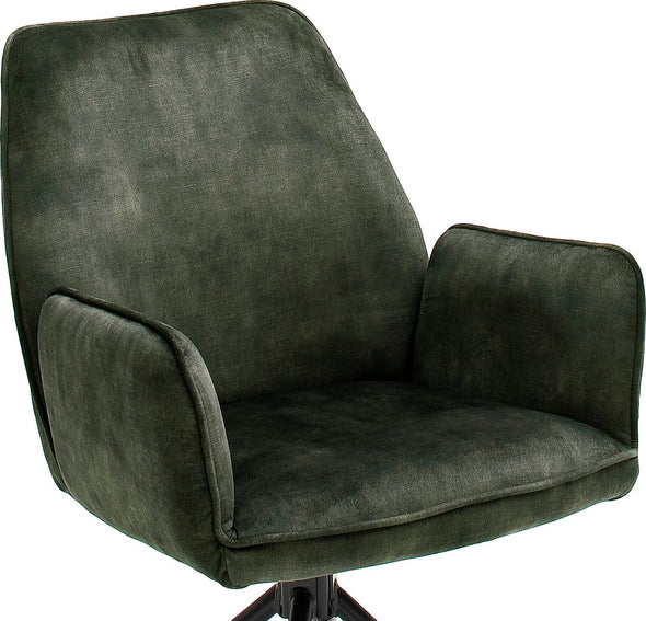 Set 2 scaune Ottawa cu aspect vintage verde masliniu - LunaHome.ro
