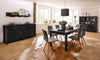 Set 2 scaune Rania din catifea gri cu picioare stejar natur - LunaHome.ro