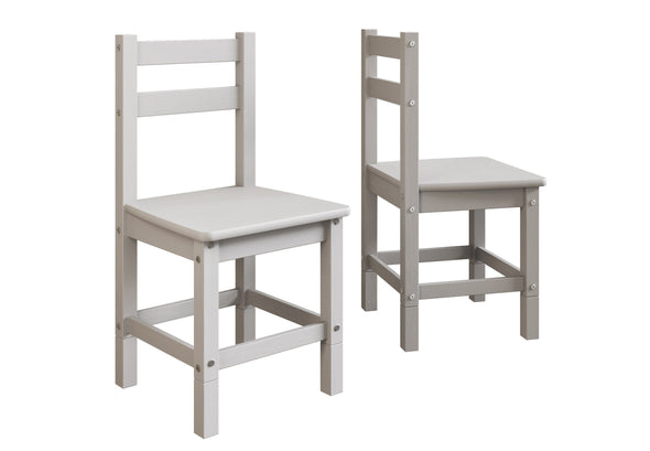 Set 2 scaune Rauna din lemn masiv de pin alb - LunaHome.ro