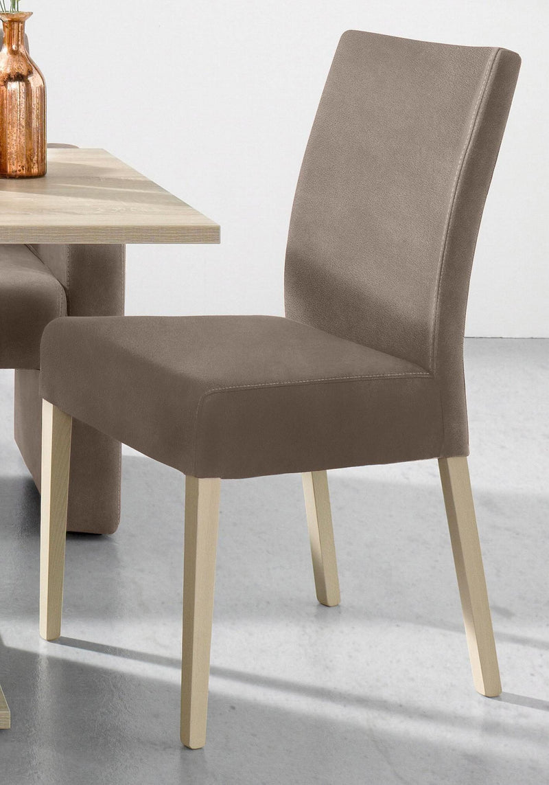 Set 2 scaune Umag din microfibra de lux taupe - LunaHome.ro