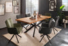 Set 2 scaune rotative Malia cu tapiterie antracit si baza metalica - LunaHome.ro