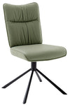 Set 2 scaune rotative Marin din microfibra verde masliniu - LunaHome.ro