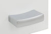 Set 2 uși Dana albe cu inserție de sticlă și mâner 74x34 cm - LunaHome.ro