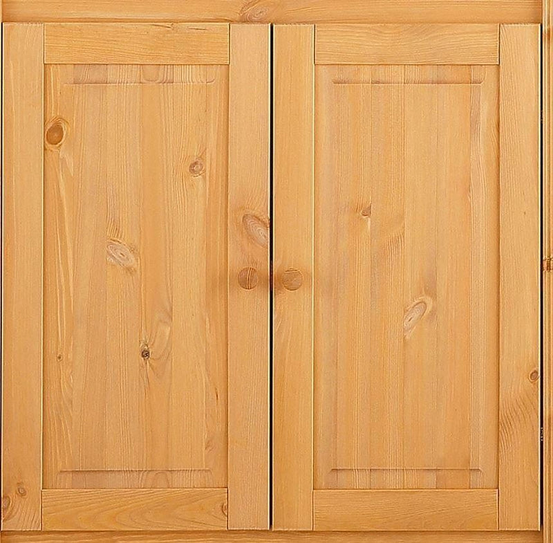 Set 2 usi pentru mobilier din lemn masiv de pin natur - LunaHome.ro