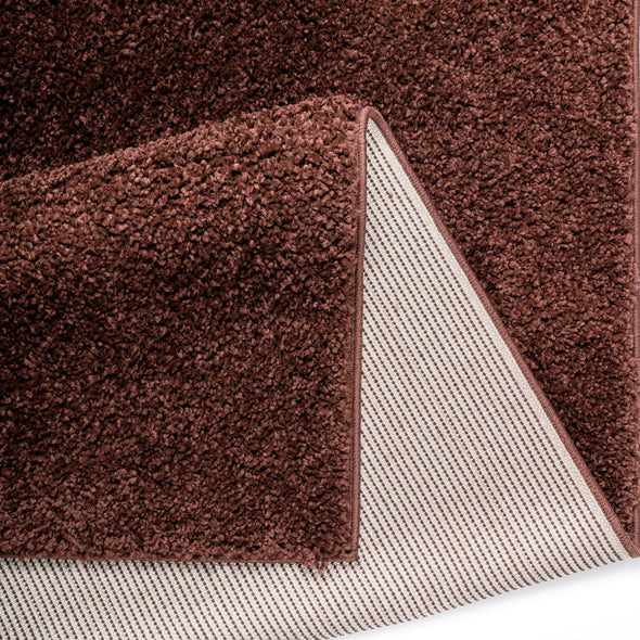 Set 3 covoare pentru dormitor Shaggy Soft foarte pufoase negru - LunaHome.ro