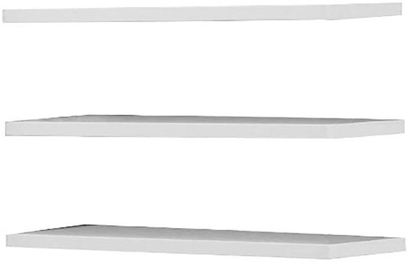 Set 3 polițe albe Belfort pentru dulapuri 107,5 cm lățime - LunaHome.ro