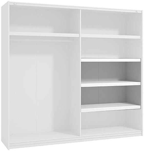 Set 3 polițe albe Belfort pentru dulapuri 107,5 cm lățime - LunaHome.ro