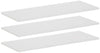 Set 3 rafturi de dulap Ayanna din lemn de pin alb 83x32 cm - LunaHome.ro