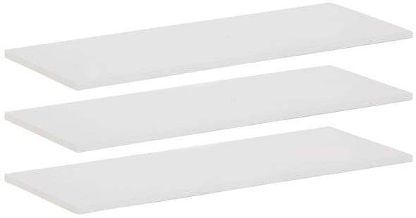 Set 3 rafturi de dulap Ayanna din lemn de pin alb 83x32 cm - LunaHome.ro