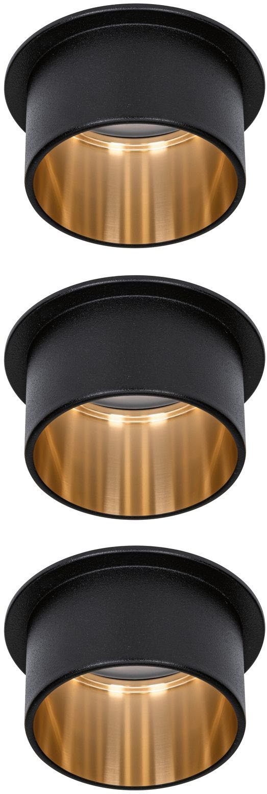 Set 3 spoturi LED decorative Paulmann Gil negru - LunaHome.ro