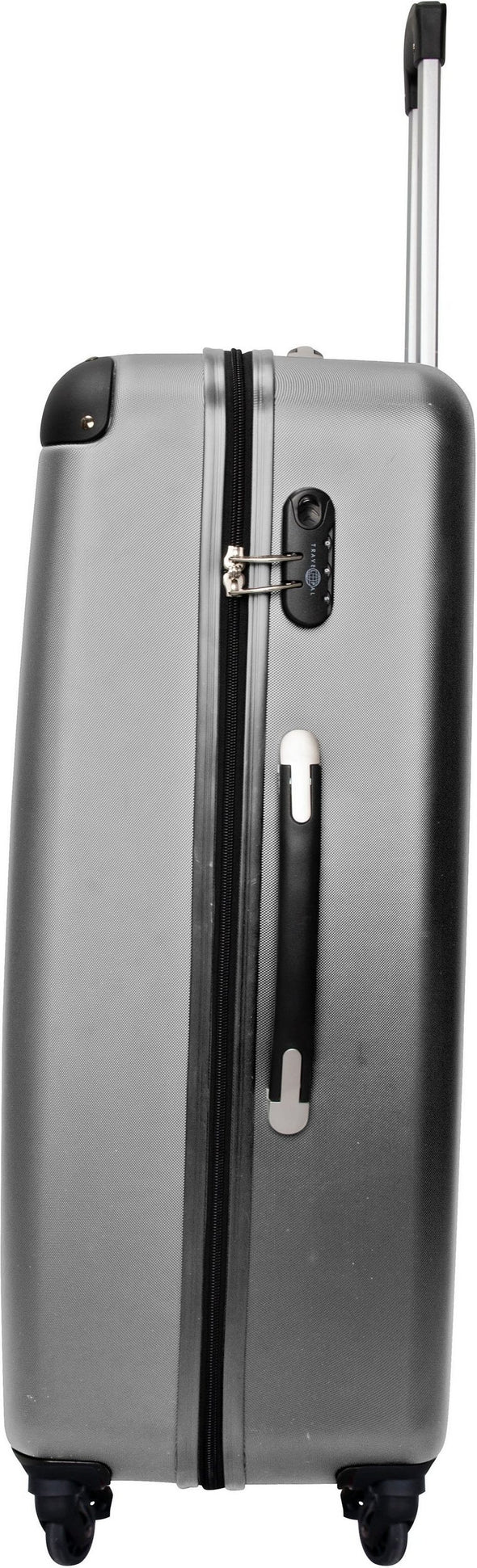 Set 3 trollere gri de calatorie Austin Travel Pal cu carcasa dura - LunaHome.ro