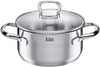 Set 4 oale cu capac din otel inoxidabil Toscana Silit - LunaHome.ro