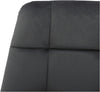 Set 4 scaune Arhus din catifea gri antracit cu picioare negre - LunaHome.ro