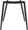 Set 4 scaune Arhus din catifea gri antracit cu picioare negre - LunaHome.ro