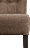 Set 4 scaune Queen cu tapiterie maro, picioare din lemn de stejar - LunaHome.ro