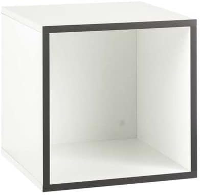 Corp de mobilier cub alb fara usa configurabil 37,5 cm - LunaHome.ro
